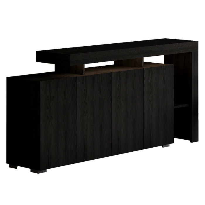 Hanah Home Beliz - Wood Black